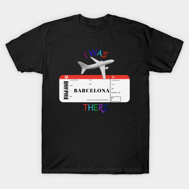 Souvenir from Barcelona. Take a piece of Barcelona with You. T-Shirt by MariooshArt